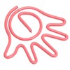 100Pcs Paper Clip Metal Hand Shaped Design Rustproof Paperclip Decoration