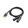 Cable Matters Dual RCA to XLR Unbalanced Interconnect Cable 1.8m,