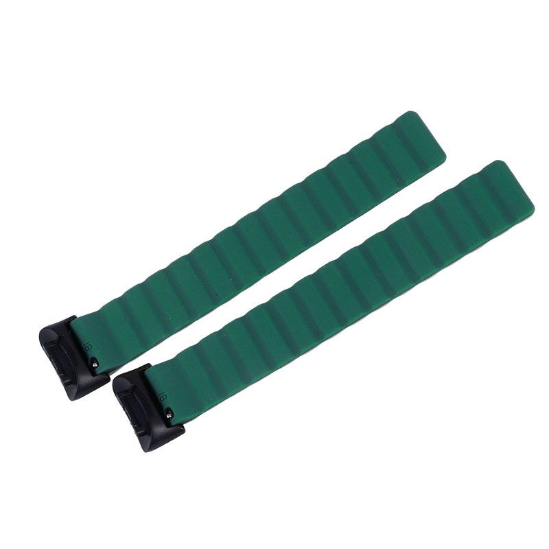 2pcs Watch Bands Professional Silicone Strap Strong Magnetic Snap Replacement