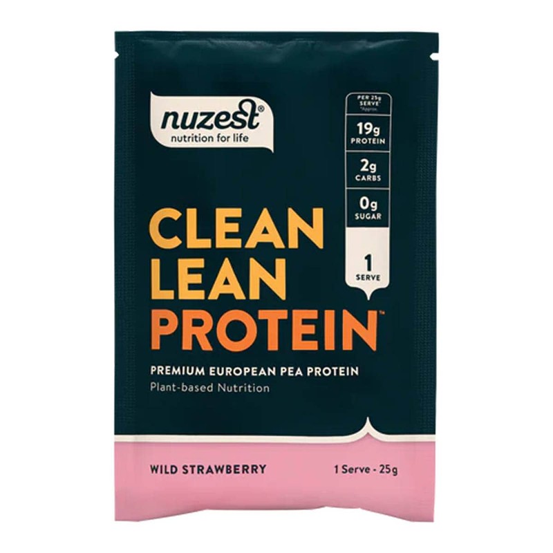 Nuzest Clean Lean Protein - Wild Strawberry, 10 x 25g