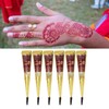 12pcs Temporary Tattoo Paste Cone Body Art Painting Drawing Paste