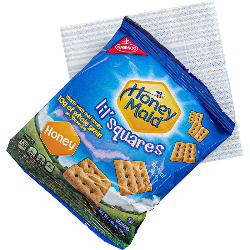 Honey Maid Lil' Squares Honey Graham Crackers, Bulk Lunch Snacks,