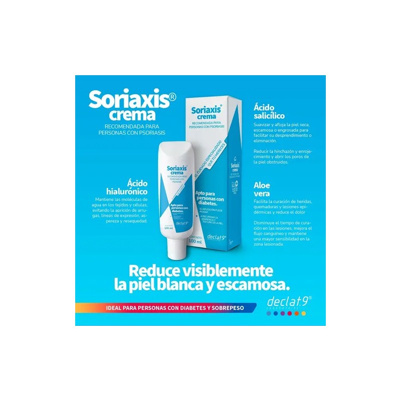Kit 3 Crema Hidratante Soriaxis Declat.9 Piel Seca Psoriasis