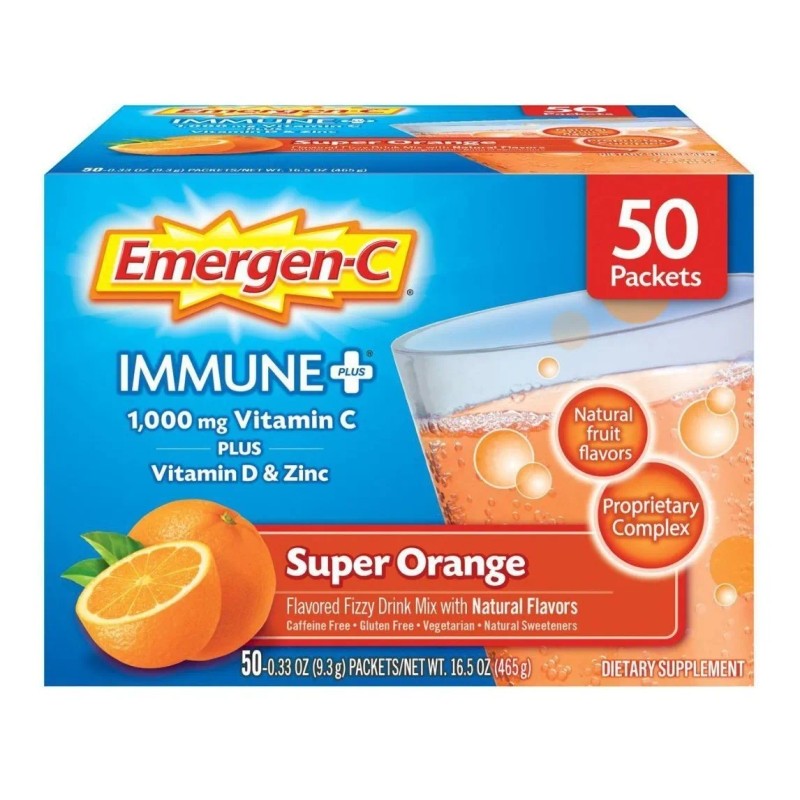Emergenc Vitamina C Antioxidantes Electrolitos Vitamina B / 50 sobres