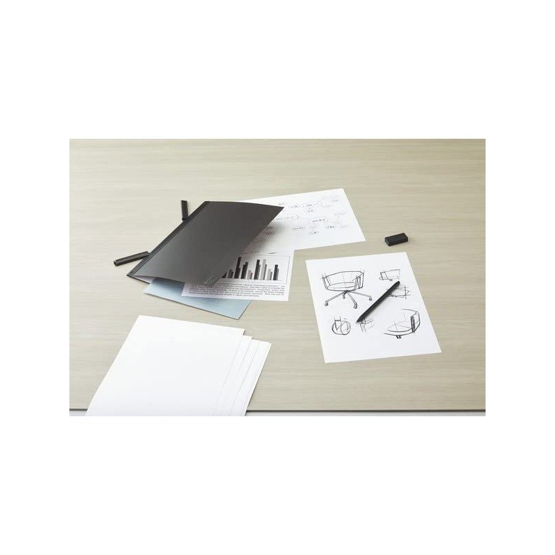 Kokuyo BIZRACK Clip Notebook, A4, Brown Black, No-BRCN202D, Bulk Pack