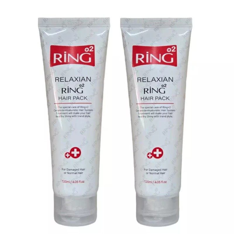 Relaxian 링플러스투 릴렉시안 헤어팩 트리트먼트 120ml+120ml Ringplus2 Relaxian Hair Pack