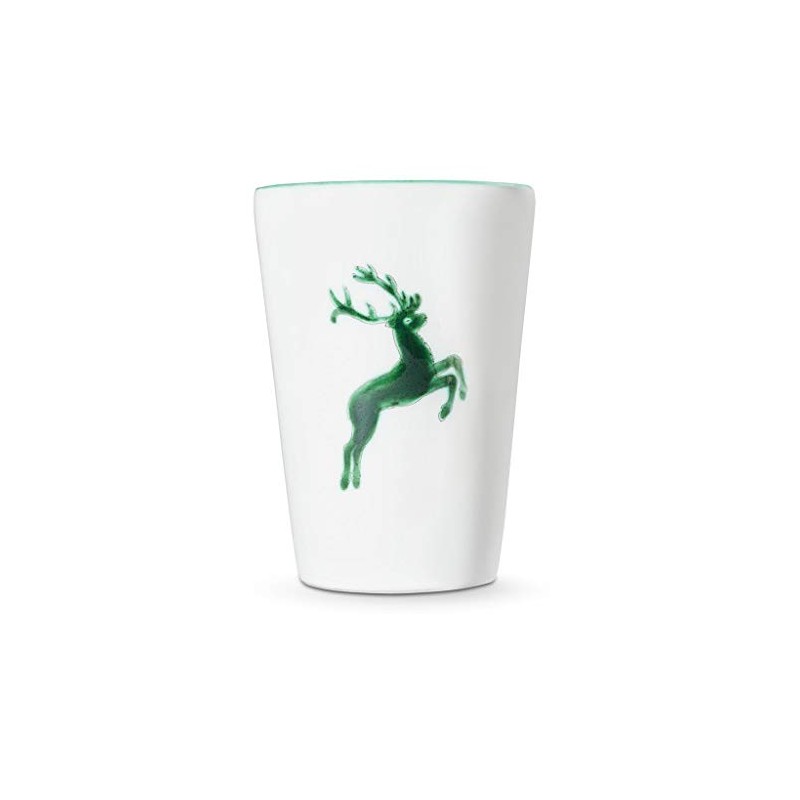 GMUNDNER KERAMIK Drinking Cup Capacity: 0.28 Litres Green Deer Crockery