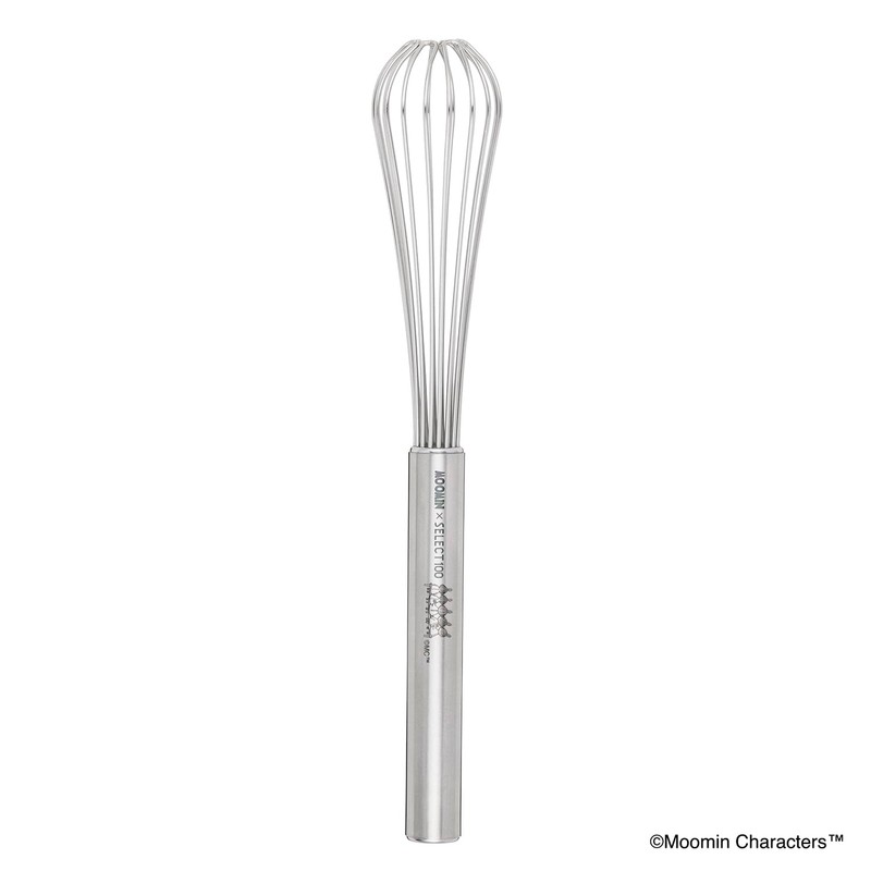 Kai DH3207 Moomin Whisk, Slim Whisk, Dishwasher Safe, Stainless Steel,