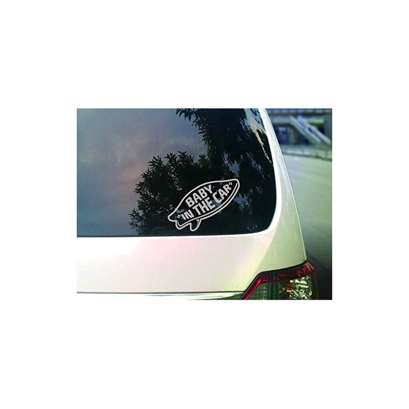 Sticker Town BABY IN THE CAR SURF Surf Baby Car