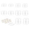 ZEJIA 10pcs Small Travel Containers, Clear Sample Containers with Screw