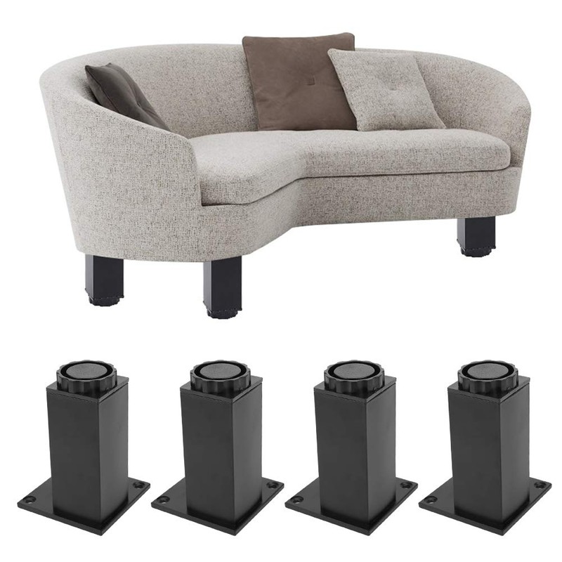 4pcs Cabinet Leg Aluminum Alloy Adjustable Feet Sofa Bed Foot