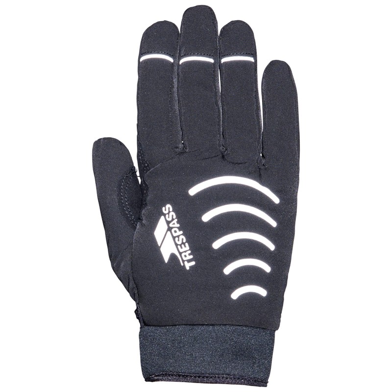 Trespass Crossover, Black, XL, Waterproof Gloves with Burling Adult Unisex,