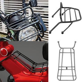 TAZGANTAX Motorcycle Front Luggage Rack Cargo Carrier Support Shelf Fits for Ho-nda CT125 CT 125 Hunter Cub HunterCup 125 Accessories 2020 2021 2022 2023 Upper Headlight Cargo Rack (Front Rack)