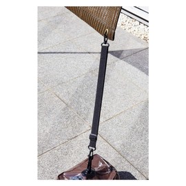 Watanabe Industrial Black Awning Anti-Sway Hook Shock-Absorbing Elastic Band OH-11
