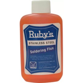 Rubyfluid Stainless Steel Liquid Soldering Flux .5ml Excellent for Stainless etc