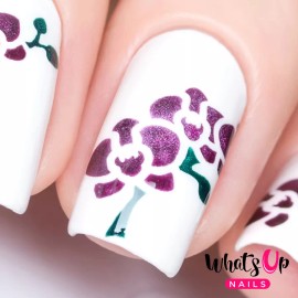 Whats Up Nails Orchids Stencils by solo_nails for Nails, Nail Stickers, Nail Art, Nail Vinyls