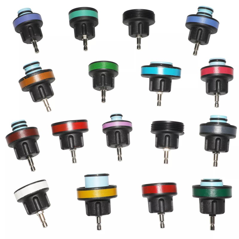 DPTOOL 28 PCS Radiator Pressure Tester Vacuum-Type Cooling System Refill