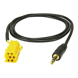 tomzz Audio 7551-002 Aux-In Adaptor Compatible with Smart ForTwo (451) Fiat Grande Punto Alfa 159 to 3 5 mm Jack Connection