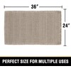 LINGKY Bath Mat Non Slip Anti Mould 60x90 cm -