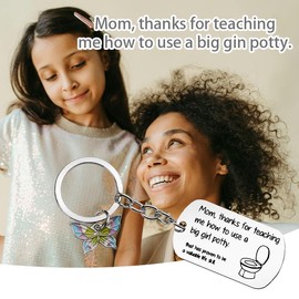 Funny Keychain for Mom from Daughter Mothers Day Gift Ideas Thank You Mom Wedding Gifts for Mother Birthday Presents Mama Appreciation Gifts for Moms Car Key Chain Mommy Engraved Moms Souvenir