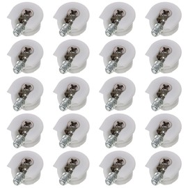 napkery Shelf Support Peg 20Pcs Glass Shelf Supports Pin 5.7mm/0.22Inch Pin Locking Pins Plastic Cabinet Clips Book Shelves