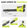 for Men Cordless Leaf Blower 21V: 500CFM 150MPH Electric Leaf