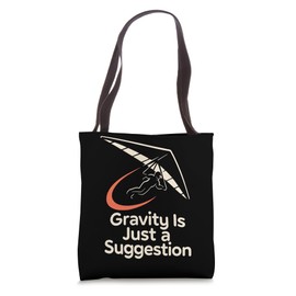 Hang Gliding Delta Wing Pilot Free Flight Soaring Adventure Tote Bag