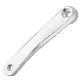 Kodrily Bike Crank Arm, Bike Crank 170mm, Crank Arm Aluminum Alloy Bike Crank Arm Replacement Left Single Bike Pedal Arm for Bike Replacement Accessory Black Silver (Diamond Hole)