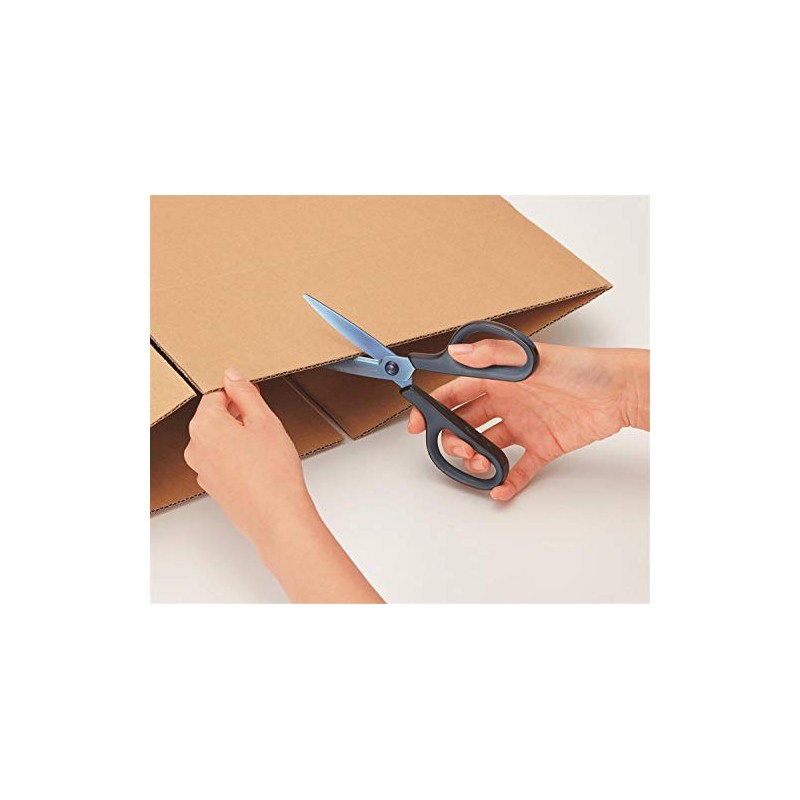 Plus Japan Fitcut Curve Premium Scissors 175mm Titanium Coated Blue