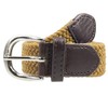 Gelante® Children's Canvas Elastic Fabric Woven Stretch Braided Belts 2012-Brown-M