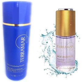 MicroExfoliante Facial Polvo 100 grs y Oleo Facial Reparador 30 ml Terramar