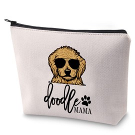 ZJXHPO Golden Doodle Mom Gift Dog Lover Gift Funny Doodle Mama Zipper Pouch Makeup Bag (Doodle Mom)