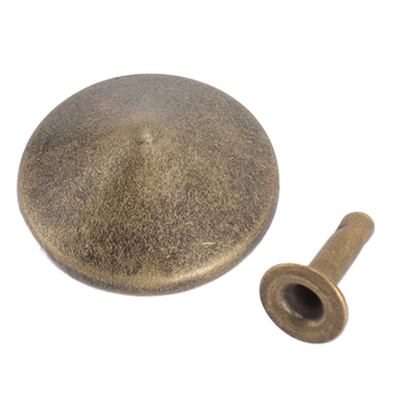 100pcs Mushroom Rivets Multipurpose Double Cap Mushroom Rivets for Belts