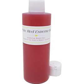 TCEShop Polo: Red Extreme - Type For Men Scented Body Oil Fragrance [Flip Cap - Red - 4 oz.] - ID#31952