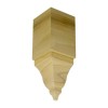 NewMouldings EWCR61 Crown Inside Corner Block 3-1/2 Tall x 2-3/8