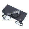 Womens Cat Eye Reading Glasses Fashion Crystal Eyewear Frame (Black,