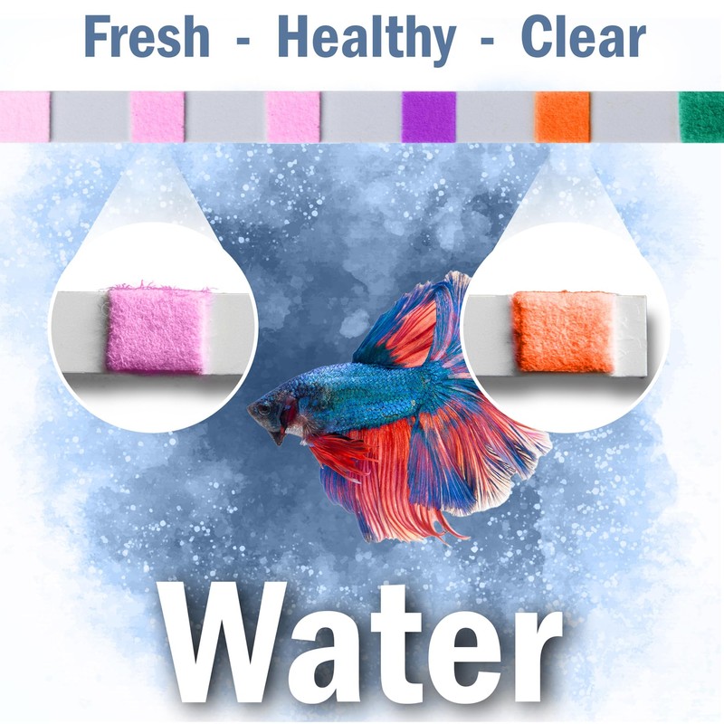 AQUAVERITY Aquarium Test Strips, 100 Fish Tank Test Strips for