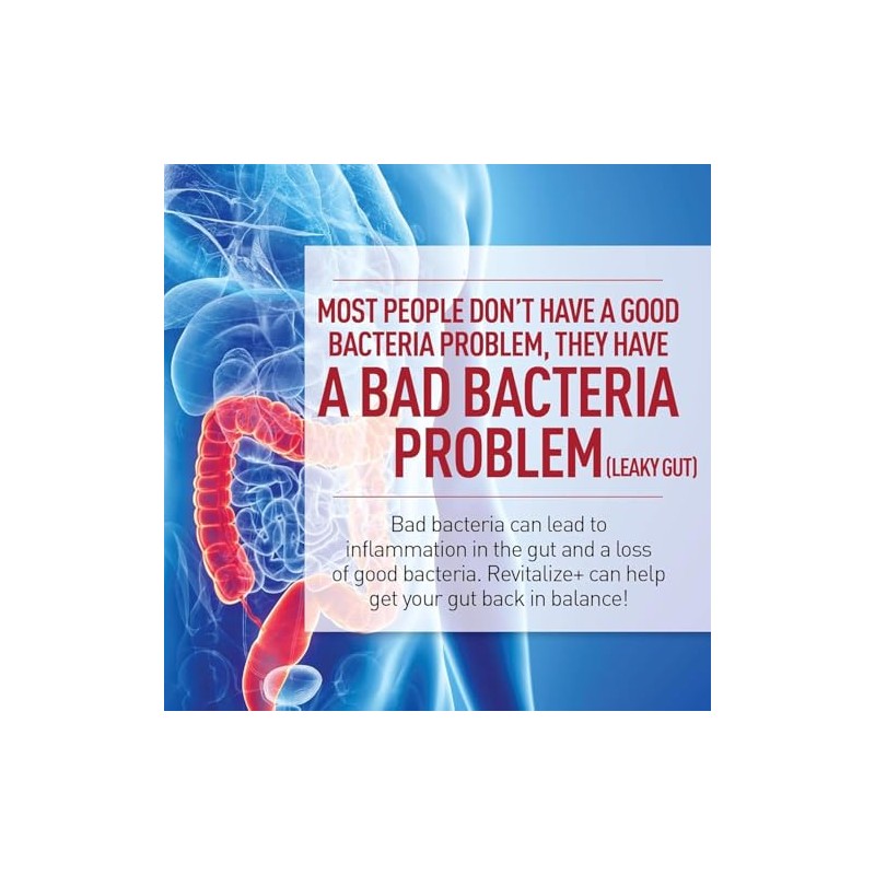 Health Plus- Revitalize Postbióticos de tributirina corebioma para una salud