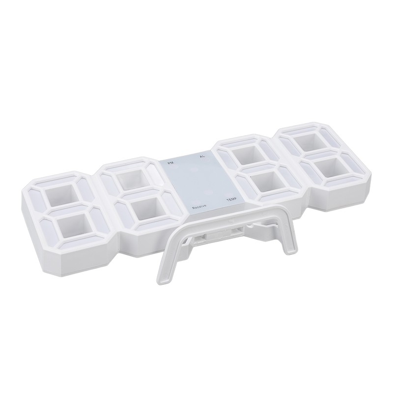 3D LED Digital Clock Time Temperature Display Night Light Alarm