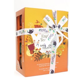 English Tea Shop Super Tea Prism Collection, Fairtrade & Organic Tea, 12 Pyramid Tea Bags in 6 Flavours