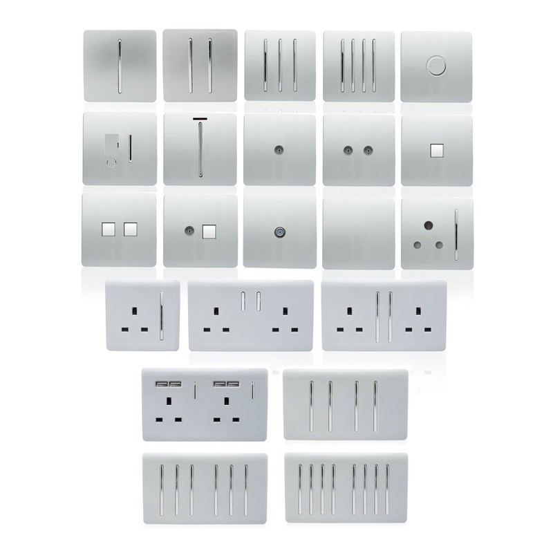 Trendi Artistic Modern Glossy Tactile 13 amp Fused Spur with