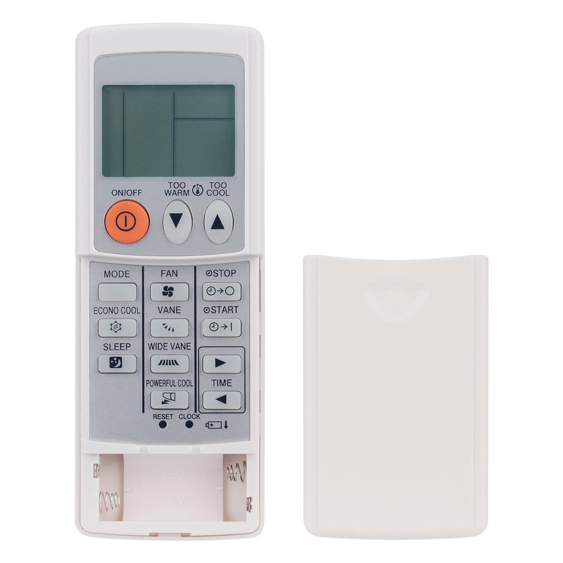 AULCMEET KD06ES Replacement Remote Control Compatible with Mitsubishi A/C 433