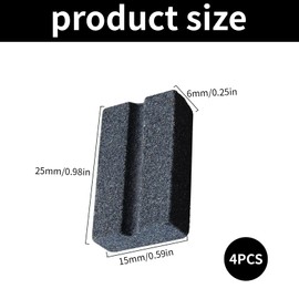 Alriedy Steel Darts Accessories Dart Sharpener Dart Tips Sharpener Dart Hole Punch Set of 4 Whetstone for Metal Darts, Sharpener for Steel Darts