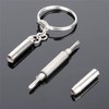 Silver Eyeglass Screwdriver Repair Kit Precision 3 in 1 Mini