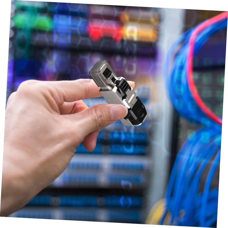 LABRIMP Shielded Connector Pass Through Modular Plug for Tool Installation