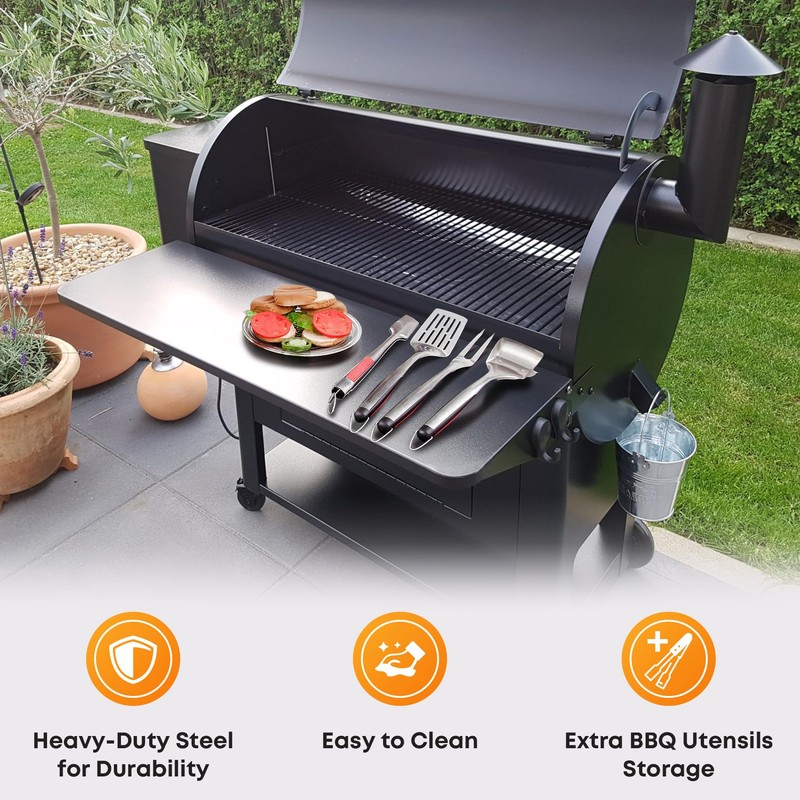 Stanbroil Folding Front Shelf for Traeger Pro Series 34 Pellet