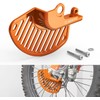 NICECNC Orange Front Brake Rotor Disc Protector Cover Compatible with KTM 300 EXC TPI 2019-2023 250 EXC-F 2017-2024 500 EXC-F 2016-2022 2024 125 XC 2021-2024 See Fitment