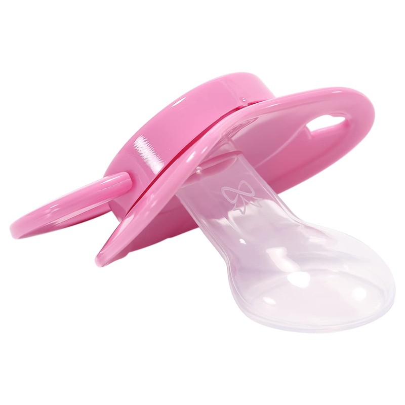 CutiePlusU Adult Size Pacifier Large Shield 3 Pack - Pink,