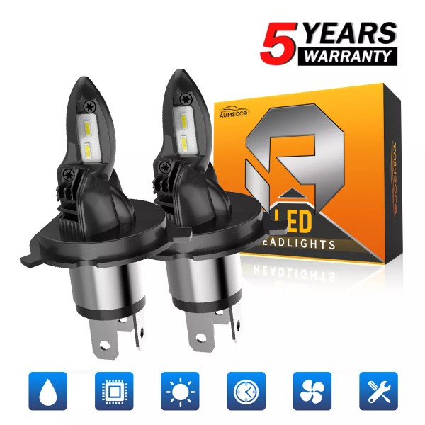 AUIMSOCO H4 9003 LED Headlight Bulbs Hi Low Beam Conversion