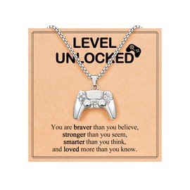 ORISPRE Cool Stuff Gamer Gifts for Boys 8-12 Necklace Christmas Stocking Stuffers for Kids Teen Boys 10 12 14 13 15